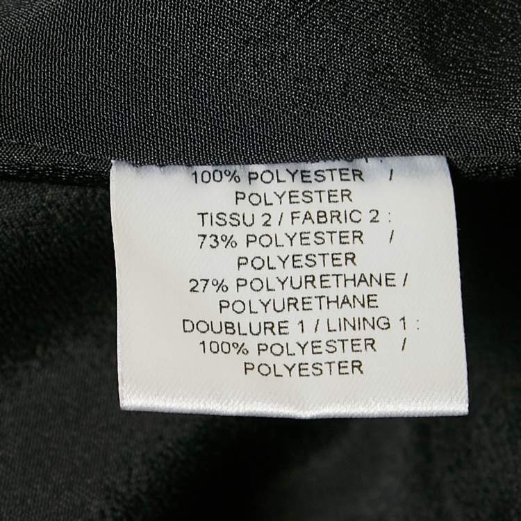 Pre Owned Maje Black Sequin Detail Tulle Pleated Mini Skirt L