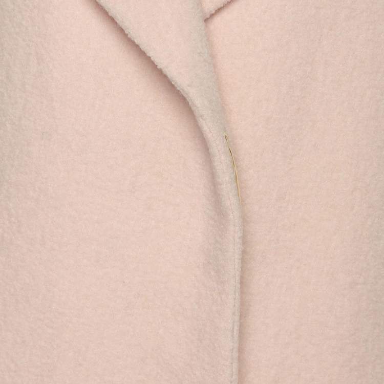 Pre Owned Maje Pink Wool Button Front Coat M