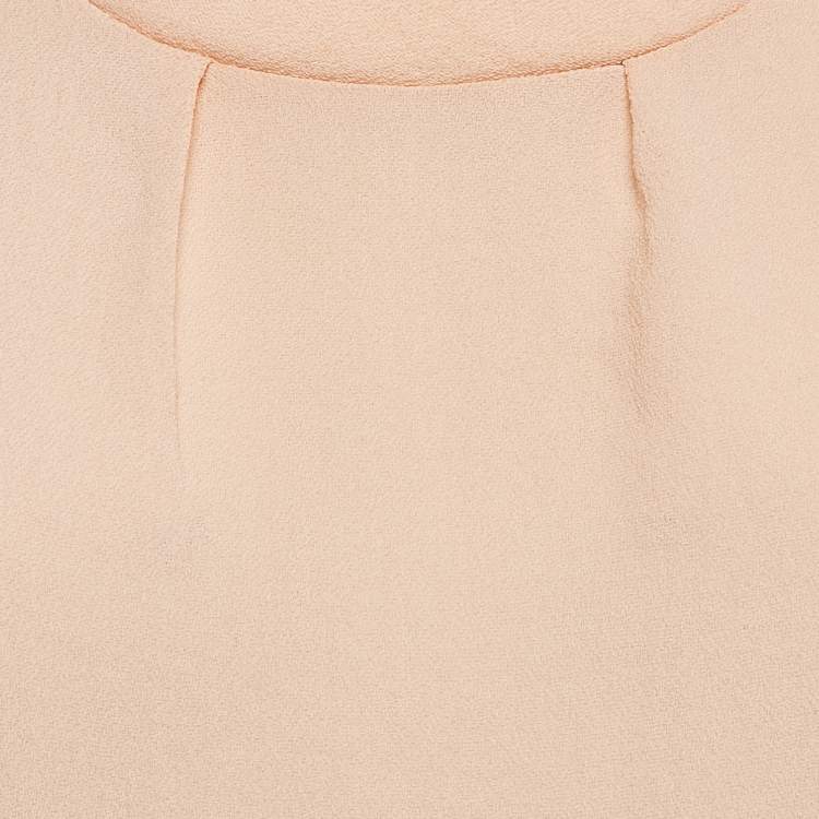 Pre Owned Maje Pink Crepe Sleeveless Top M