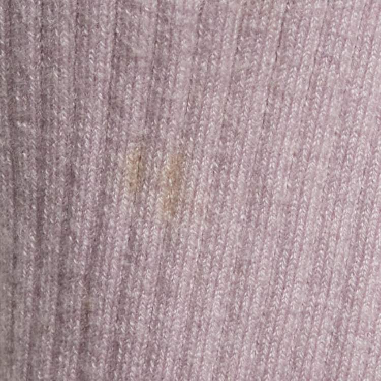 Pre Owned Maje Light Purple Embroidered Knit Mysany Sweater M