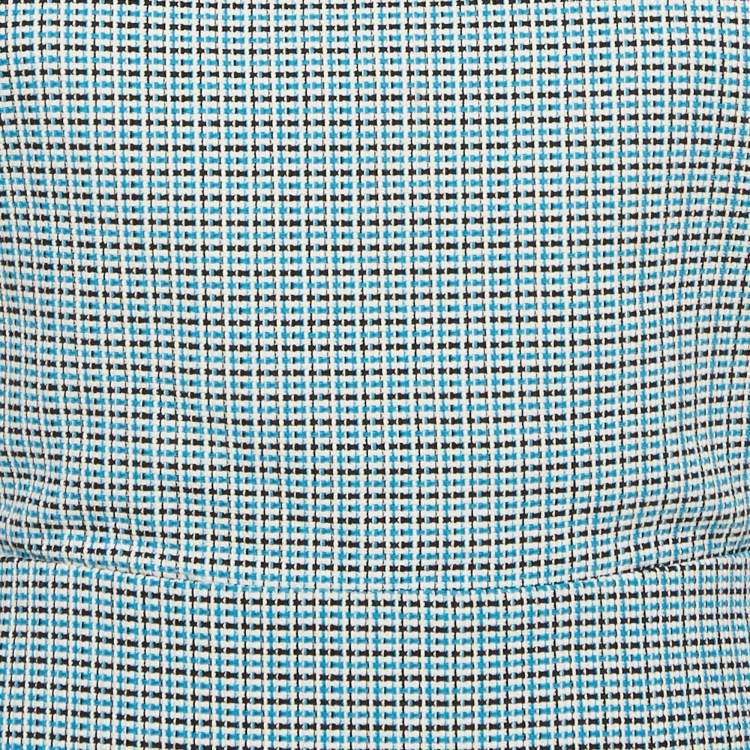 Pre Owned Maje Blue Patterned Cotton Riopa Mini Dress L