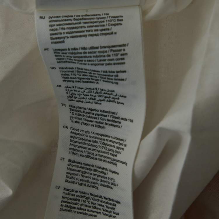 Pre Owned Maje White/Red Embroidered Cotton Rolipa Mini Dress XS 