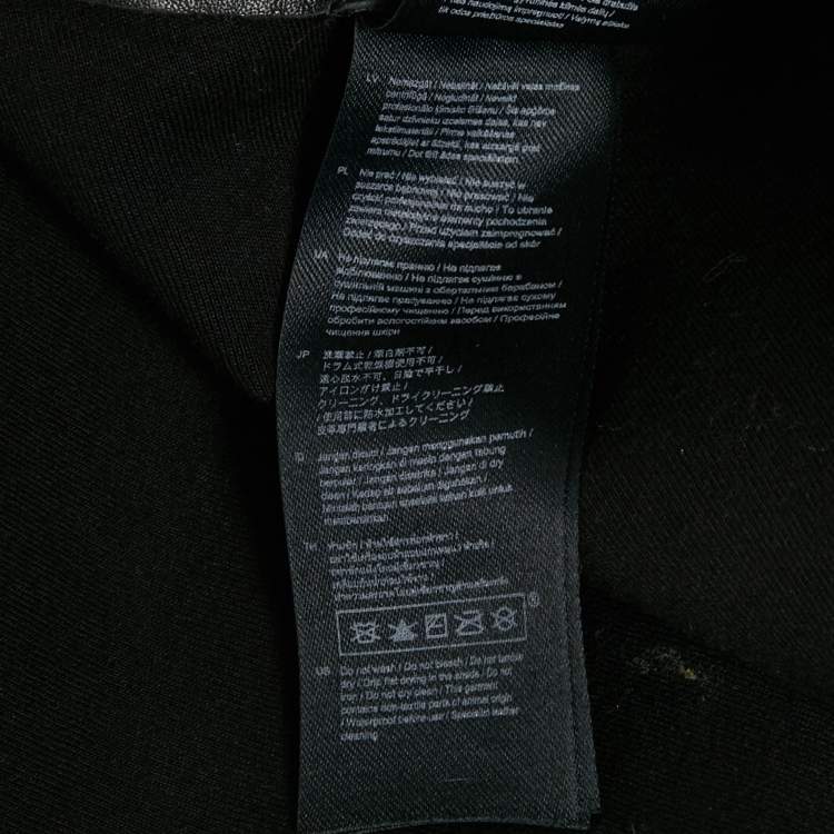 Pre Owned Maje Black Leather Embellished Waist Mini Skirt XS