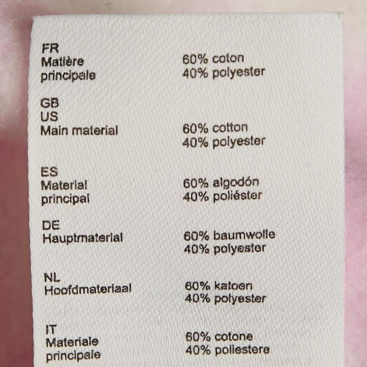 مملوكة مسبقًا Maje Pink Tie-Dye Cotton Sweatshirt M