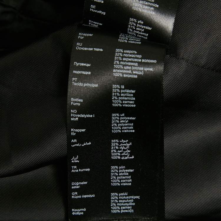 Pre Owned Maje Red Checks Tweed Blazer and Shorts Set M/L