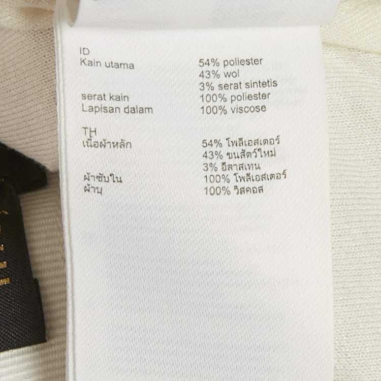 Pre Owned Maje Light Purple Gabardine Button Detail Mini Skirt XS