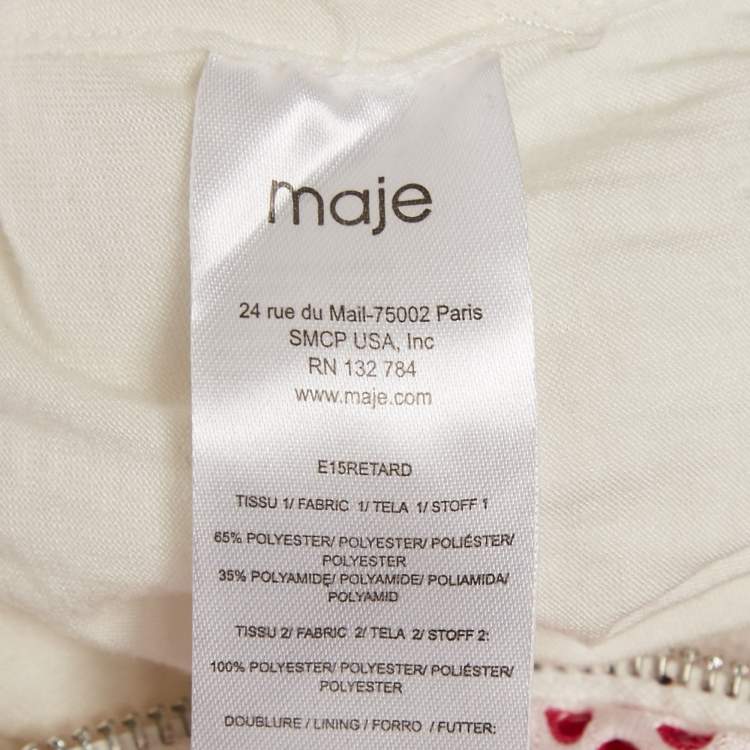 Pre Owned Maje Pink Mesh Sleeveless Mini Dress S 