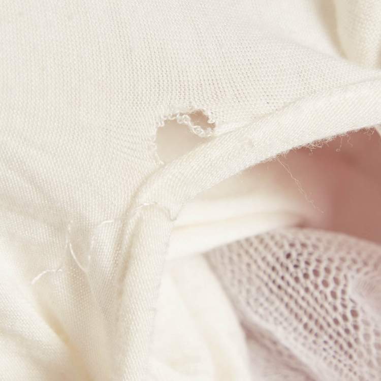 Pre Owned Maje Pink Mesh Sleeveless Mini Dress S 