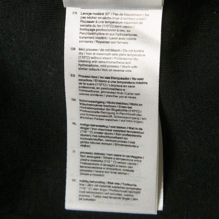 Pre Owned Maje Black Embroidered Wings Crepe Sweatshirt S