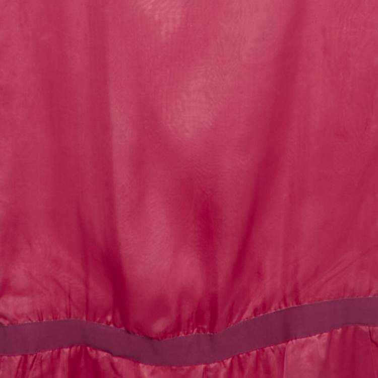 مملوكة مسبقًا Maje Pink Silk Playsuit S