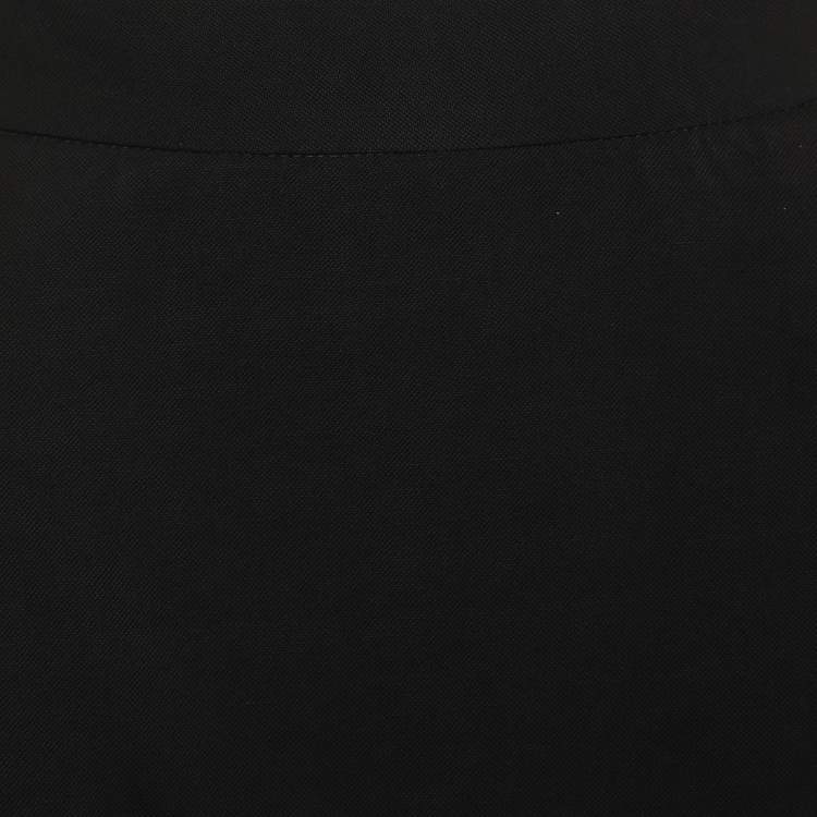 Pre Owned Maje Black Viscose Mini Skirt S