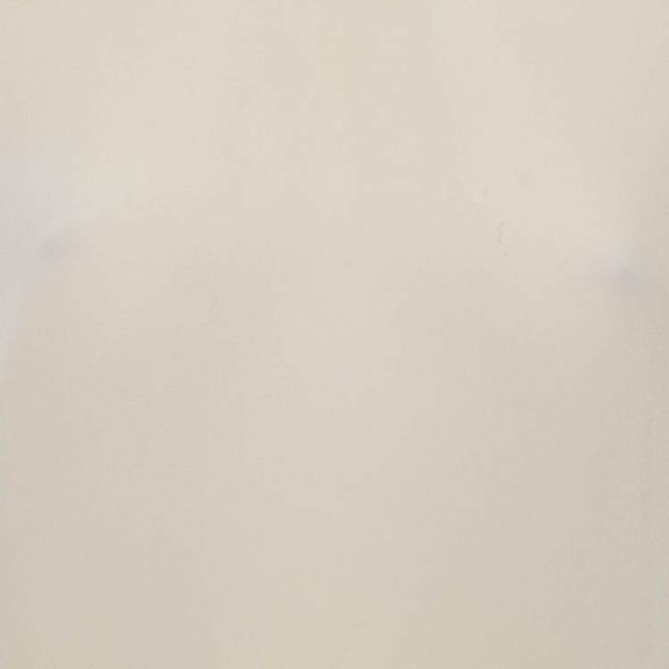 Pre Owned Maje Beige Silk Crew Neck Blouse L