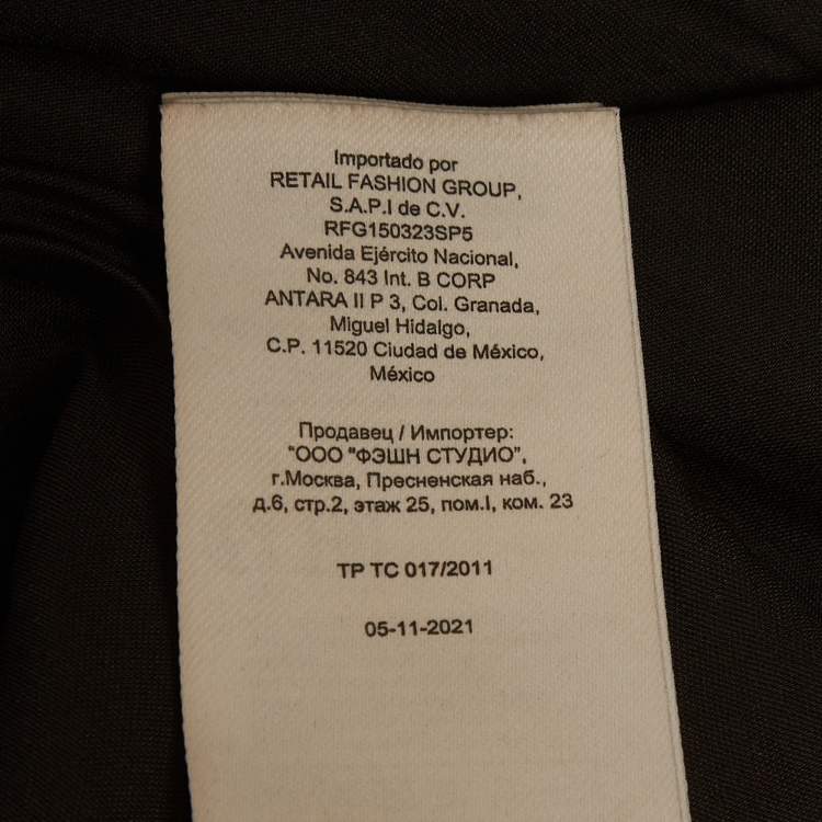 Pre Owned Maje Black Satin Smocked Mini Dresses M