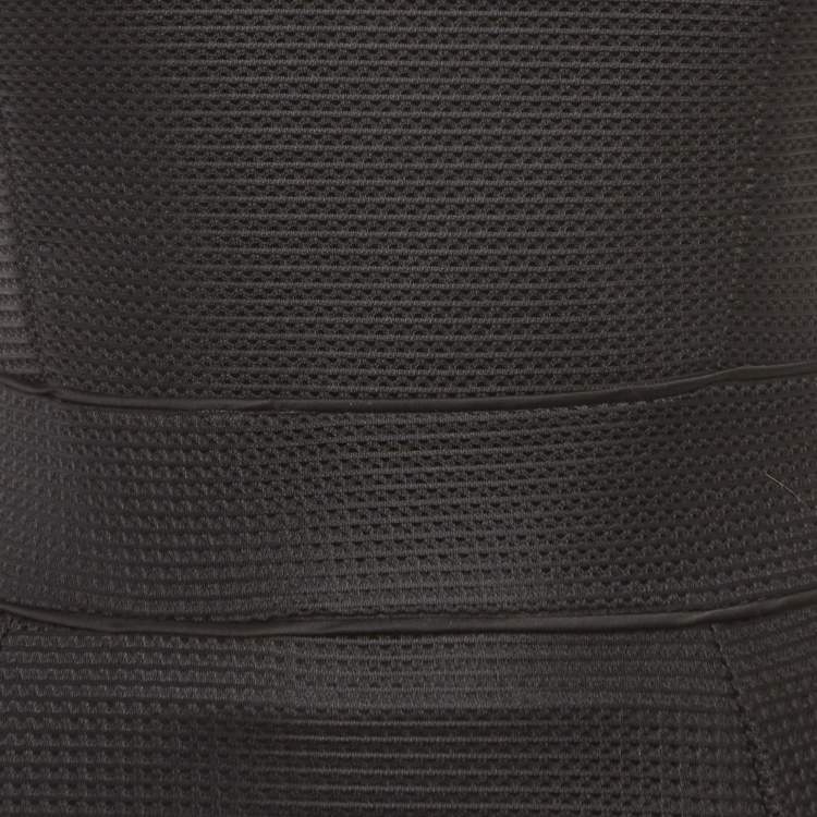 Pre Owned Maje Black Mesh Flared Raining Midi Dress S