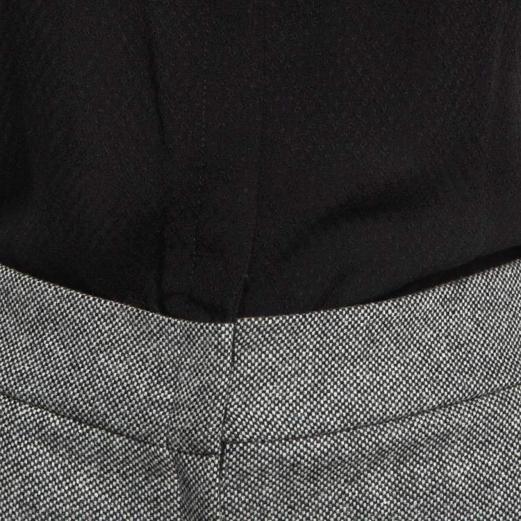 Pre Owned Maje Black Crepe & Wool Blend Buttoned Back Jumpsuit S