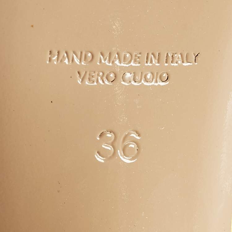 Pre Owned Malone Souliers Norah Size 36 Gold Satin Crystal Embellished Mules