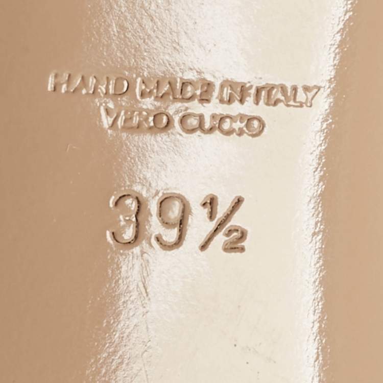 مملوكة مسبقًا Malone Souliers Black Leather Marion Slingback Pumps Size 39.5