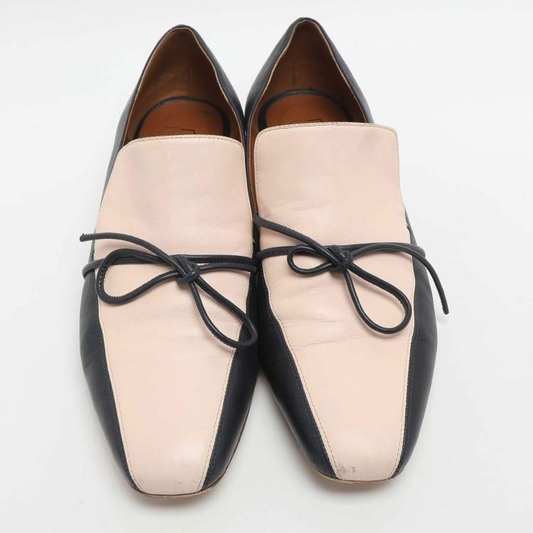 Pre Owned Malone Souliers x Roksanda Celia Size 39 Pink Leather Loafers