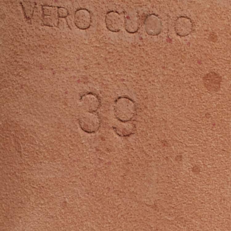 Pre Owned Malone Souliers Maureen Size 39 Red Patent Leather Mules