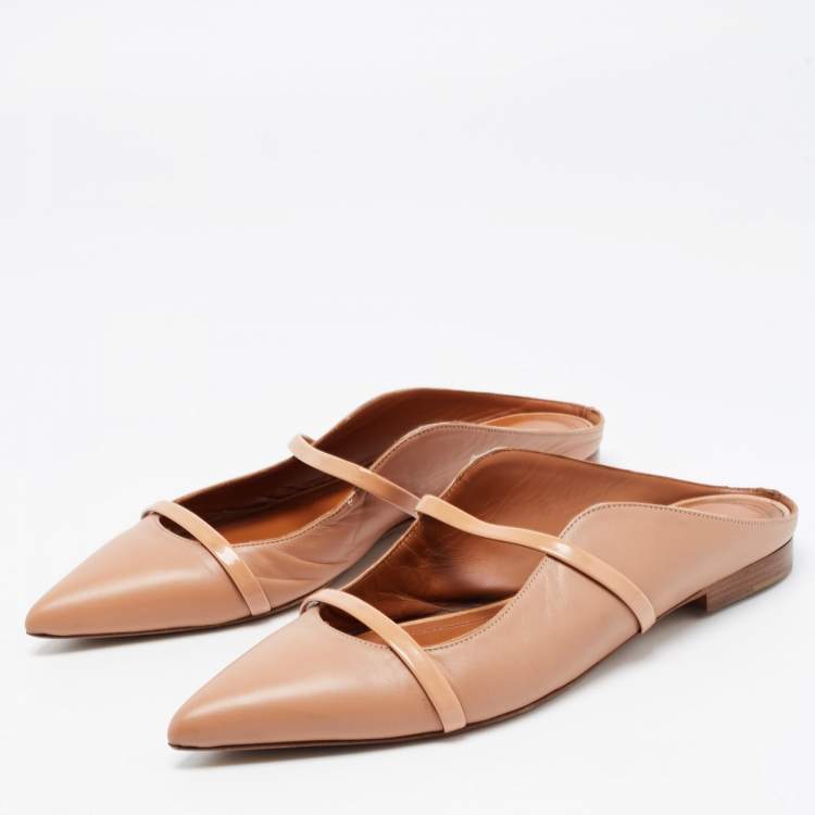 Malone Souliers - Maureen pointy-toe ballet flats black - The Corner