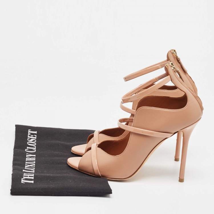 Pre Owned Malone Souliers Beige Leather Mika Pumps Size 37