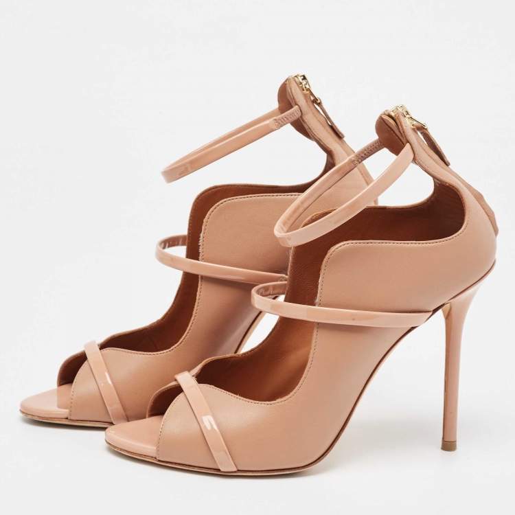 Pre Owned Malone Souliers Beige Leather Mika Pumps Size 37