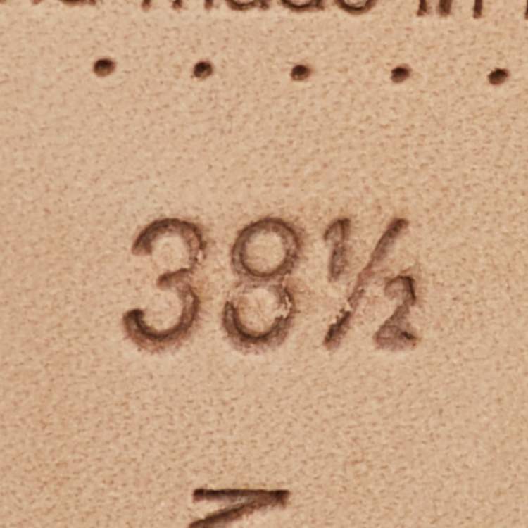 Pre Owned Manolo Blahnik Navy Blue Fabric Corintia Bow Pointed Toe Slingback Mules Size 38.5