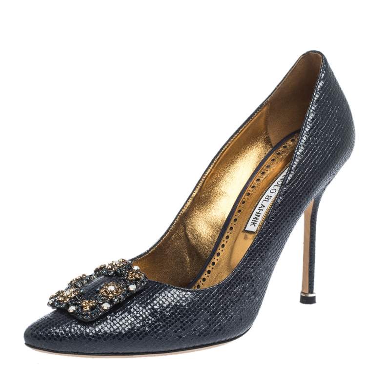manolo blahnik lizard shoes