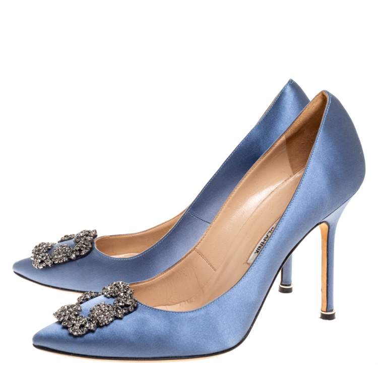 pale blue pumps