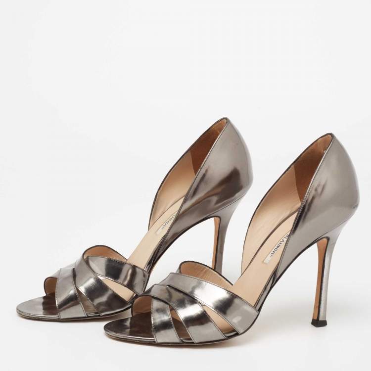 Pewter peep hotsell toe pumps