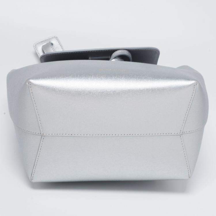 Pre Owned Mansur Gavriel Siler/Aregnto Leather Backpack
