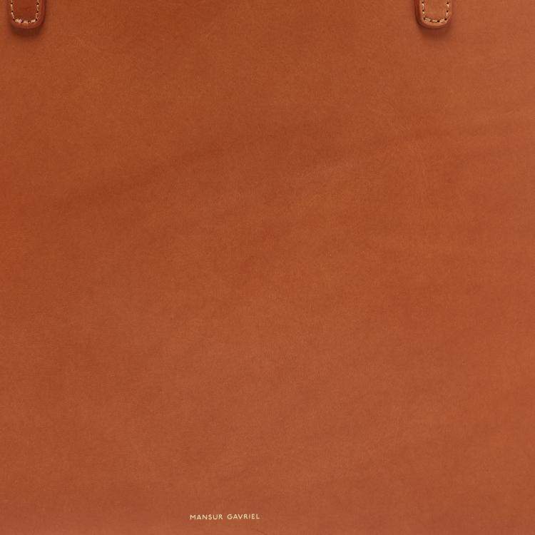 Pre Owned Mansur Gavriel Cammello/Rosa Leather Large Tote