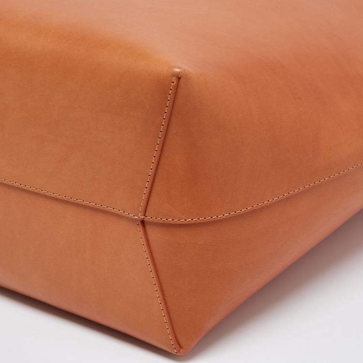 Pre Owned Mansur Gavriel Cammello/Rosa Leather Large Tote