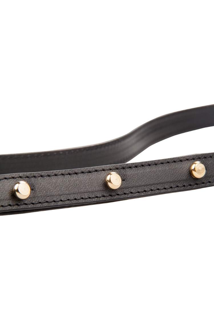 Pre Owned Mansur Gavriel Black Leather Crossbody Bag