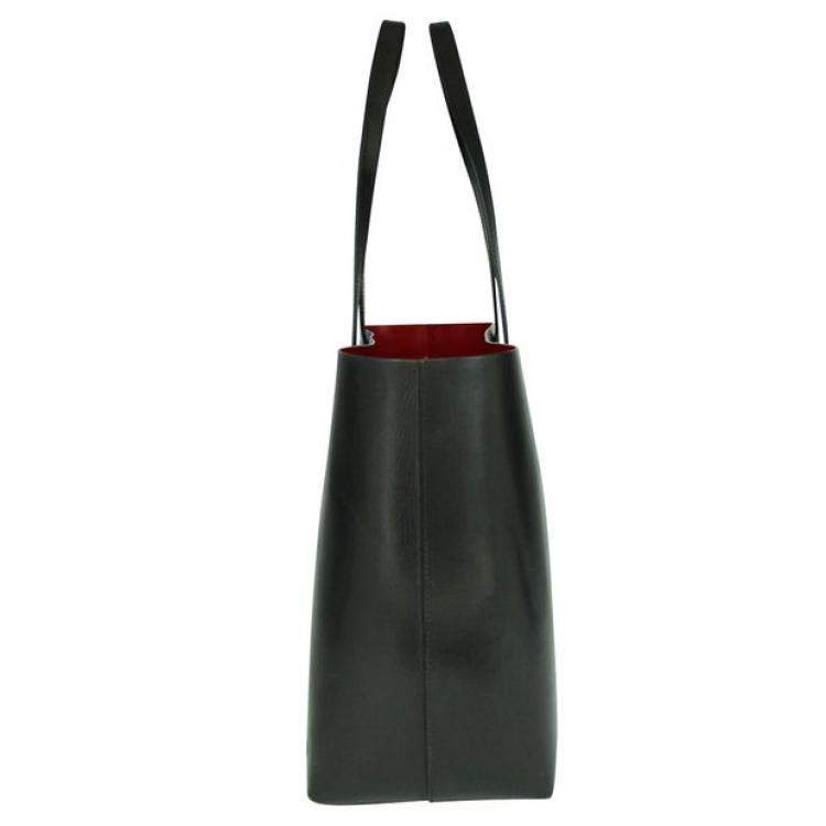 Pre Owned Mansur Gavriel Black Argento Leather    Totes