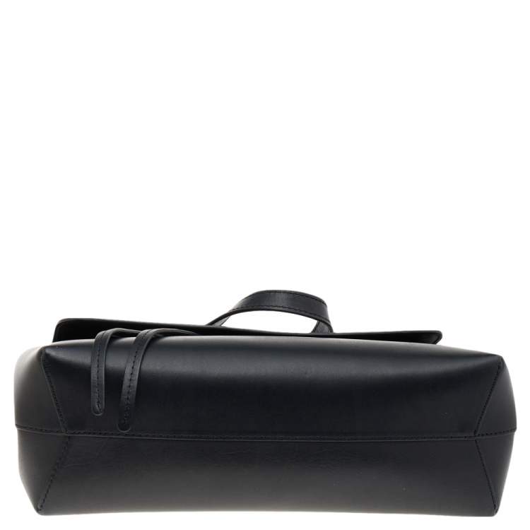 Pre Owned Mansur Gavriel Black Leather Mini Lady Bag