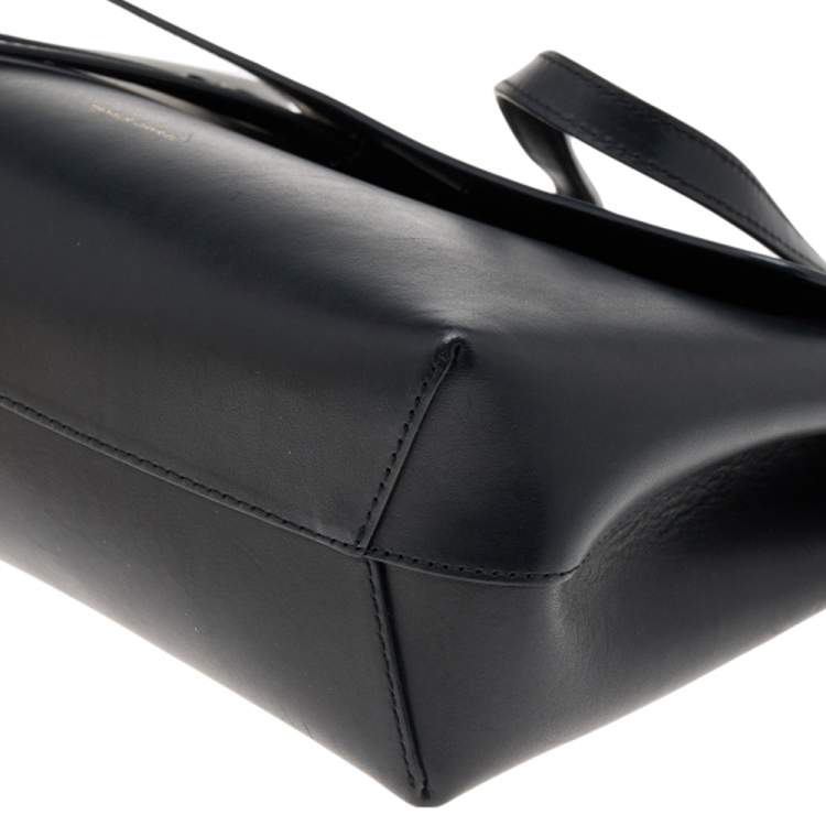 Pre Owned Mansur Gavriel Black Leather Mini Lady Bag