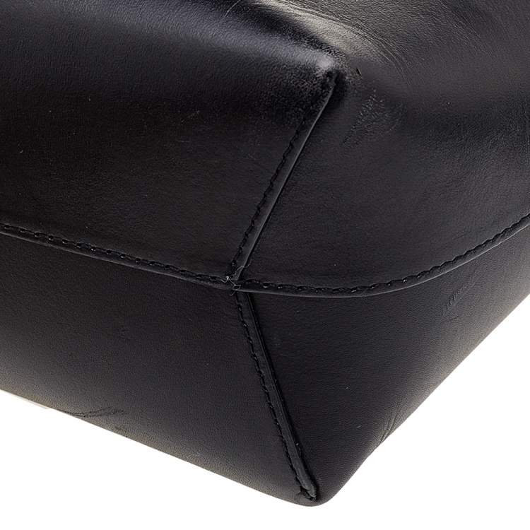 Pre Owned Mansur Gavriel Black Leather Tote