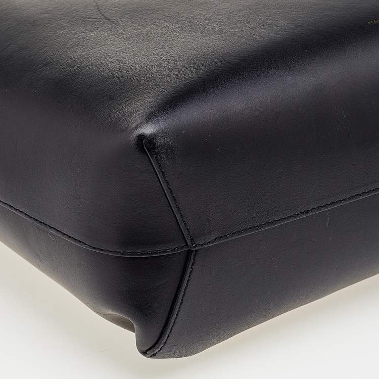 Pre Owned Mansur Gavriel Black Leather Tote