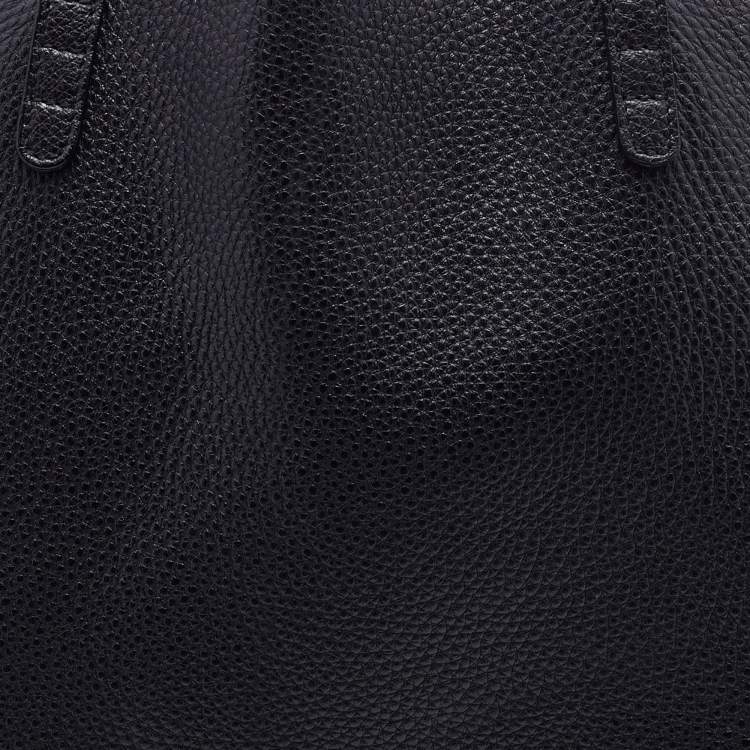 Pre Owned Mansur Gavriel Black Leather Tote