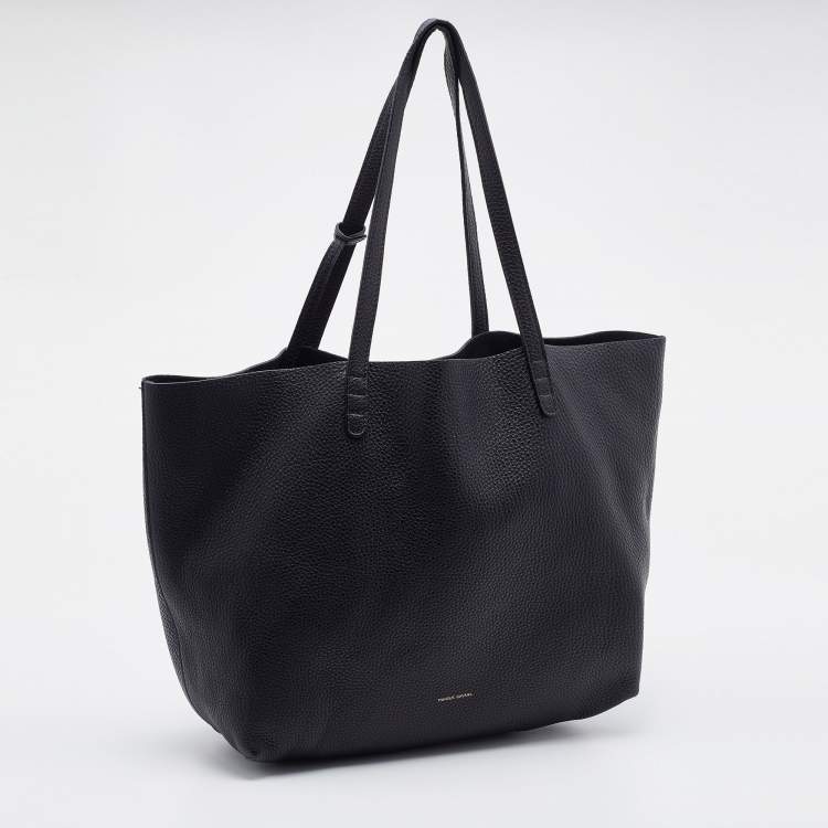 Pre Owned Mansur Gavriel Black Leather Tote