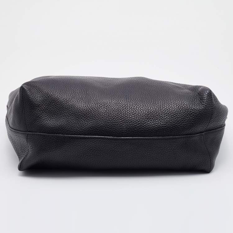 Pre Owned Mansur Gavriel Black Leather Tote