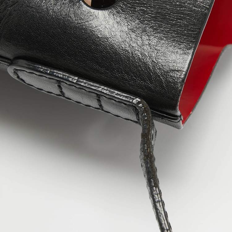 Pre Owned Mansur Gavriel Black Leather Mini Bucket Bag