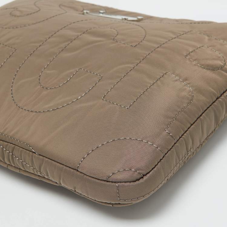 Pre Owned Marc By Marc Jacobs Quartz Grey Nylon Pretty 13'' Laptop Case