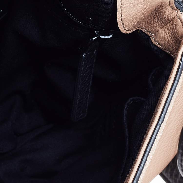 مملوكة مسبقًا Marc by Marc Jacobs Beige/Black Leather Classic Q Natasha Crossbody Bag