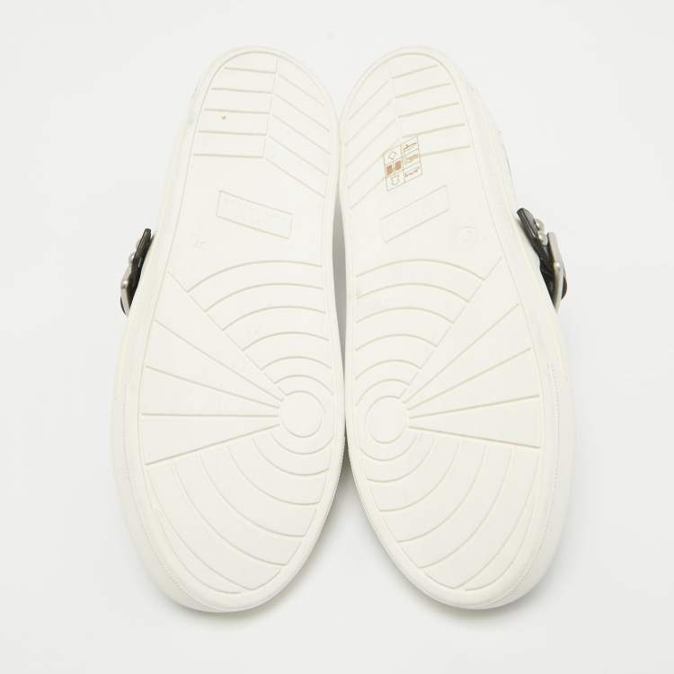 Pre Owned Marc by Marc Jacobs Black Leather Slip On Sneakers Size 37