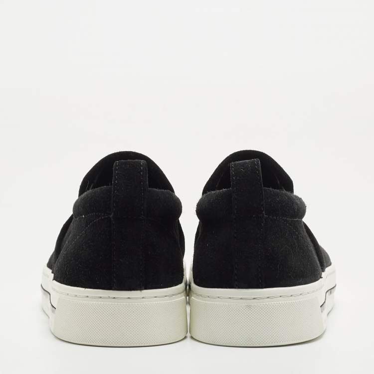 Pre Owned Marc By Marc Jacobs Black Suede GRRL Slip On Sneakers Size 37