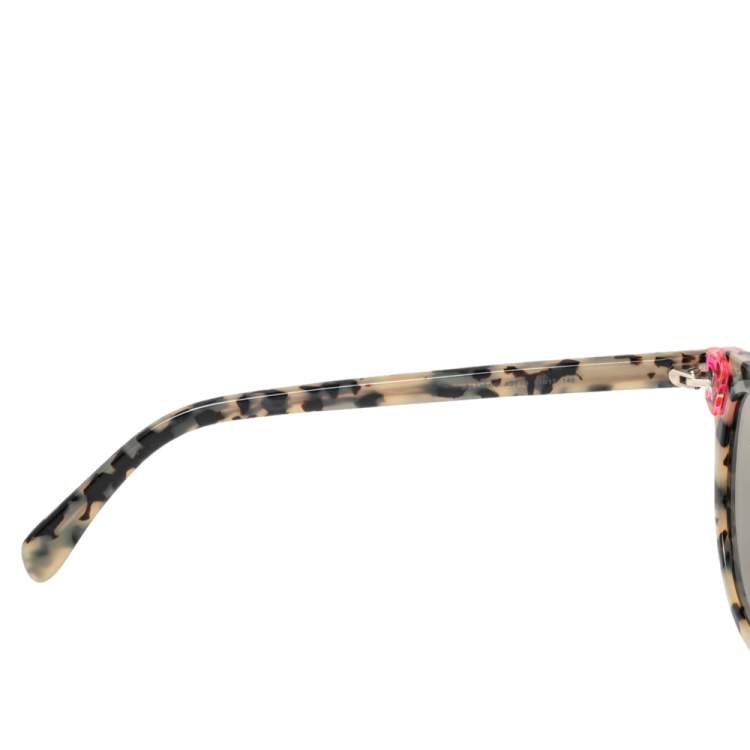Pre Owned Marc by Marc Jacobs Beige/Black Marble Effect Acetate MMJ 461/S Mirror Sunglasses
