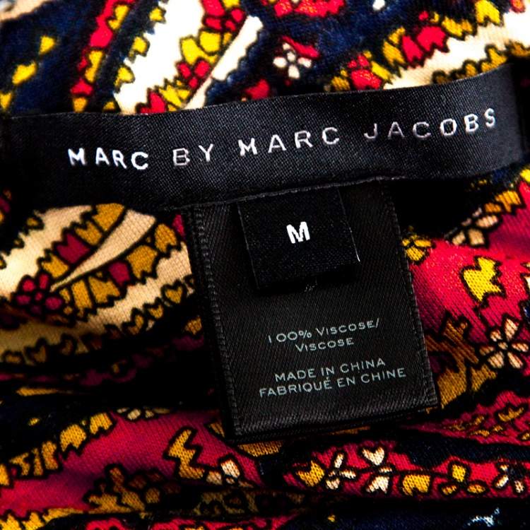 Pre Owned Marc by Marc Jacob Multicolor Paisley Printed Sleeveless Maxi Dress M