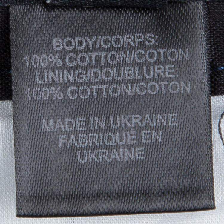 Pre Owned Marc by Marc Jacobs Colorblock Cotton Button Front Skirt S